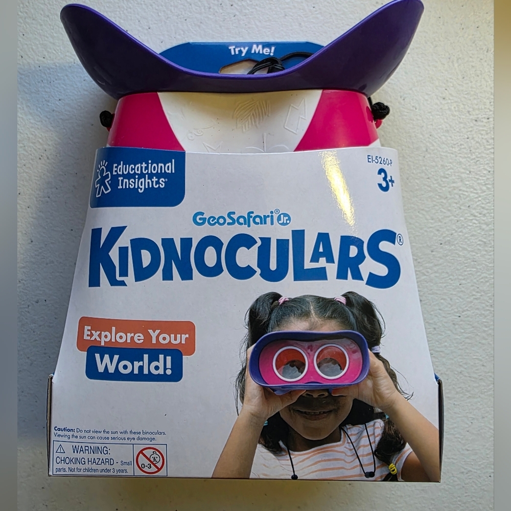 NWT GeoSafari Jr. Kidnoculars - Purple and Pink